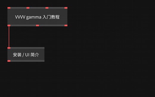 vvvv gamma 入门教程 / 安装 - 了解UI