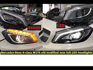 How do you remove the Mercedes A-Class headlight?