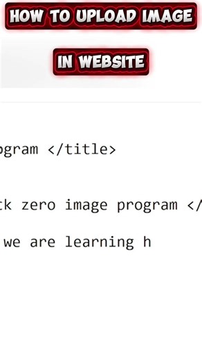 Website Image Upload Tutorial (Beginner Guide) #shorts #webdevelopment #howto #urdu #hindi