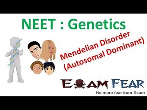 NEET Biology Genetics : Mendelian disorders