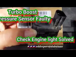 🇵🇭 Turbo Boost Pressure Sensor. Check Engine lights up. Solved
