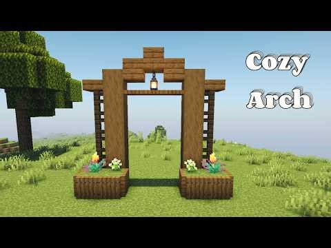 Simple Minecraft Starter Arch 🌿 Easy & Aesthetic Build