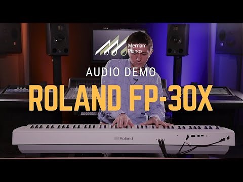 🎹Roland FP-30X Digital Piano Playing Demo - Stereo Microphone vs Line Out🎹