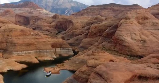 Lake Powell receding again after disappointing spring