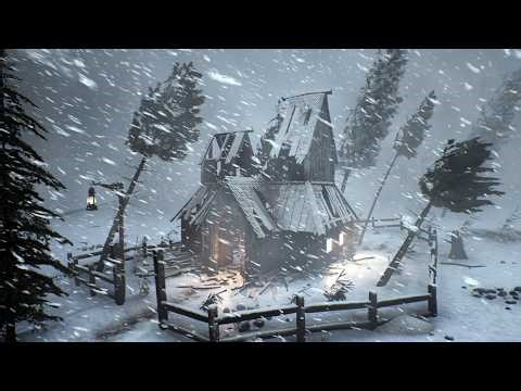 99% of You will Fall Asleep with WINTER SNOWSTORM SOUNDS | Gentle Snowstorm Sounds for Sleep 2026
