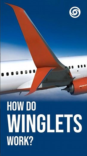 How Do Winglets Work? #winglet #aircraft #supervision