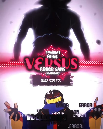 Goku vs Error Sans