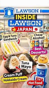 Inside Lawson Japan: You MUST try these! 🍱