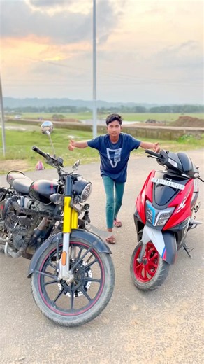 😱Royal Enfield Bullet 350 VS Scooter Unboxing 🔥