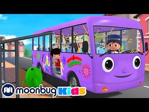 Little Baby Bum | Rainbow Bus - Learn Colors! | Nursery Rhymes & Kids Songs | Learning Videos