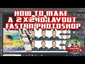 How to Make a 2x2 ID Layout Fast in Photoshop