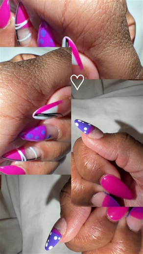 #nails #nailart I love how she hand paints EVERYTHANG!!!! My girl gets me right every time!!! Thank you Sweet Thang!!! #nailinspo @Kandi