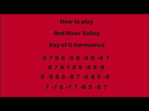 How to play Red River Valley on harmonica.
