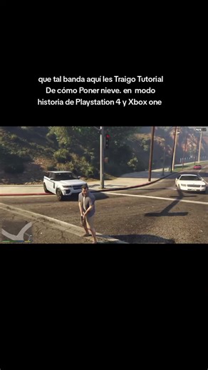 Tutorial de Nieve en GTA Modo Historia