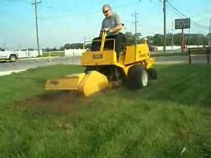 Hustler 400 stumper grinder