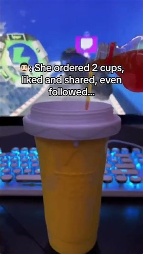 Leave her alone please 😅 #fyp #foryou #foryourpage #slushy #slushie #slush #slushycup #slushymaker