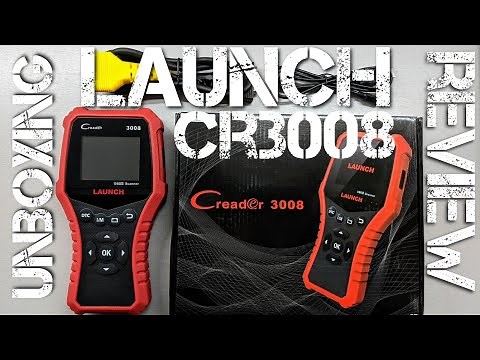 Launch CR3008 OBD 2 Scanner Review Unboxing