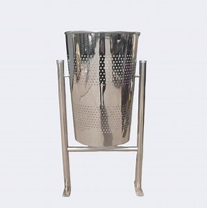 [Hot Item] Customized Stainless Steel Garbage Soft Outdoor Large Bin Trash Can