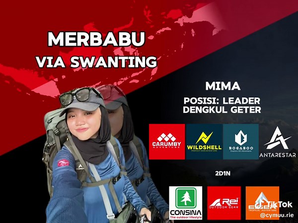 merbabu swanting nyatanya malah bikin salting #CapCut #pendakigunung #pendakicantik