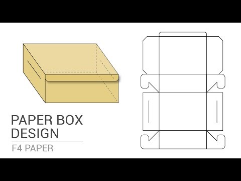 How to Design a Paper Box (F4 Size) in Adobe Illustrator | Packaging Tutorial