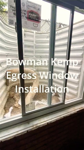 Installing a Bowman Kemp Egress Window | Quick How-To #homeimprovement