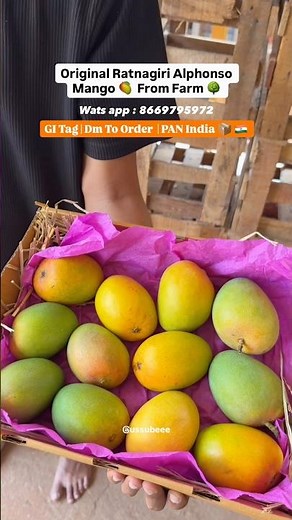 Original Ratnagiri Alphonso Mango | PAN india Delivery