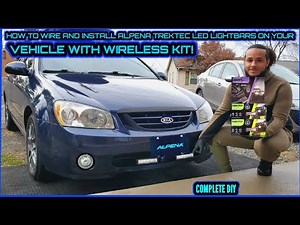 How To Wire And Install ALPENA TrekTec LED LightBars On Your Vehicle With Wireless kit!