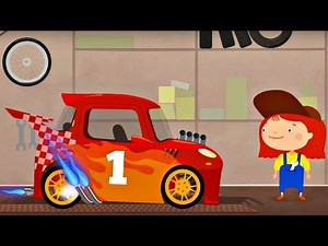 Çizgi film - Doktor Mac Wheelie - Yarış arabası