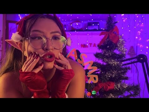 ASMR 🎧 Decoração de Natal de Madeira 😻