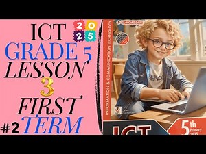 ict grade 5 lesson 3 first term شرح تكنولوجيا المعلوماتict لغات الصف الخامس ict 2025 كتاب المعاصر