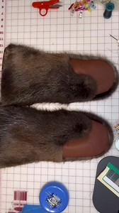 Learn how to make your own Fur Gauntlet Mittens! Patterns are for sale on my website. Full Video Tutorial is on my YouTube channel for FREE! Links in comments. | Darling Leather And Fur