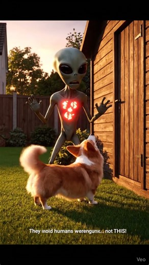 ALIEN MEETS DOG – FUNNY REACTION