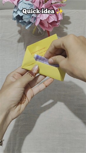 Easy money packing idea with paper ✨#ideas #diy #easy #craft #paper #papercraft
