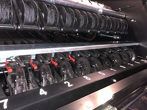 String Pin Pinsetter | StringPinsetter | StringPin | DuckPin | Mini Bowling | Bowling | 9-Pin | Skittle | Bowling alley | Bowlingcenter | Bowling lane | String Pinspotter | Bowlingbahn | Bowlingbau