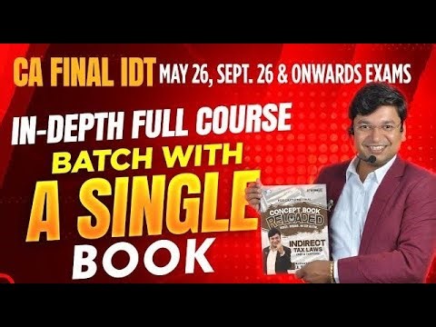 The Hidden Benefits of CA Final IDT Single Book Preparation Strategy