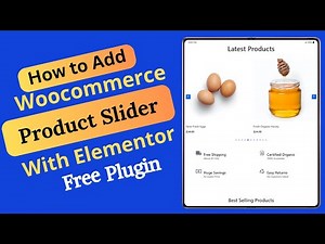 How to Create a WooCommerce Product Slider with Elementor