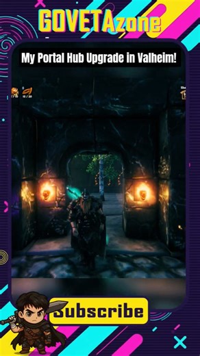 My Ultimate Portal Hub Upgrade in Valheim! #valheim #valheimbuilding