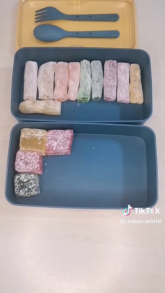 لانش بوكس راحة 😍#لانش_بوكس_المدرسه #عالم_ربا #lunchbox #حلويات #candy #ruba_world