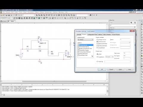 OrCAD 16.6 Capture & PSpice - Pspice analysis type