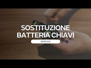 Replacement of the Land Rover car remote battery