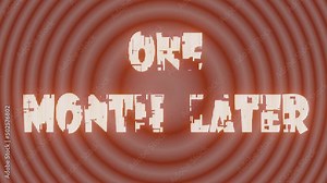 One month later template ...