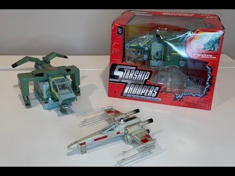 Galoob Starship Troopers Micro Machines Action Fleet Retrieval Ship Review and Comparison