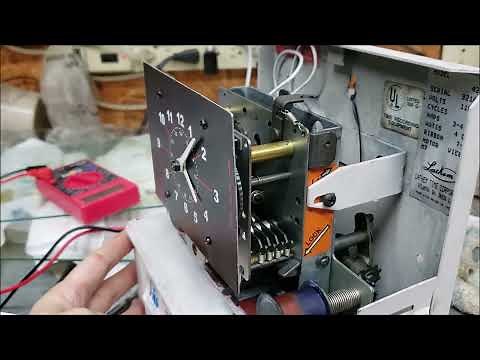 Lathem Time Clock Losing Time On The Punch Section Time Clock Tuneup How To Do it Yourself.