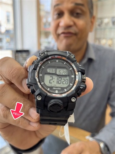 Relógio digital masculino à prova d'água: design esportivo e resistente