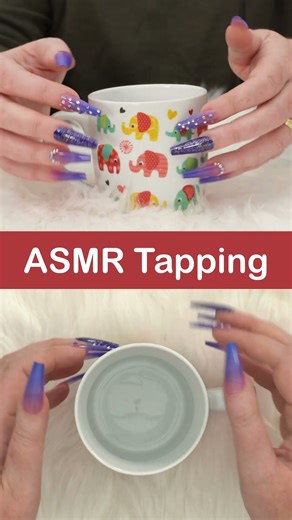 ASMR Tapping On Elephant Mug #asmr #asmrtapping