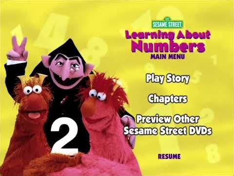 Sesame Street: Learning About Numbers (2004) DVD Main Menu