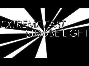 Super Fast Strobe Light [10 HOURS] ⚠️ EPILEPSY WARNING