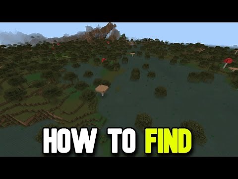 How to Find the Nearest Swamp Biome in Minecraft Tutorial (Bedrock & Java)