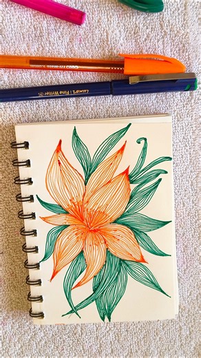 Easy doodling art for beginners 🎨🖌️#doodle #zendoodle #zentangle #art #drawing #creative #craft
