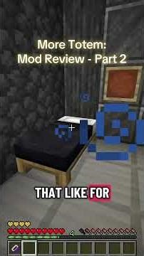 Totem mod part 2 #minecraft #bestminecraftclips #minecraftgameplay #gaming #minecraftgaming